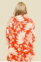CROPPED + KIMONO LUA BANANA LARANJA ESCURO